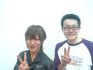 啓介＆伊知郎ペアですねん、アホコンビではあーりまシェん