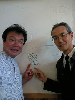 懐かしい　ニャロメだよ～ん　矢作さんのキャラクターなんですと！そういやあニャロメ顔かあ！！