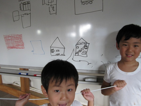 手前の　そうたくん　はお父さんクリソツです、しかも大好きなんだそうです。
