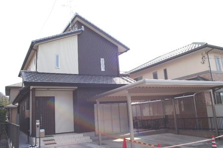 木の温もりあふれる家