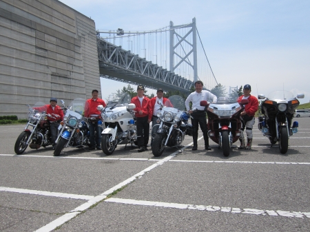 左から、真鍋さん、伊縫さん、前川さん、内藤さん私、金武さんです。各務原青年会議所つながりです。