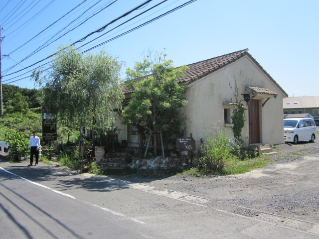 緑が、建物を引き立ててますね。
