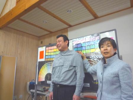 似合う色が見つかっておじさんも一安心。