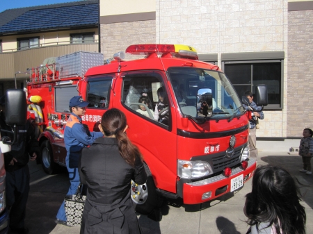 火事があればここから駆け付けます、もちろん起振車は、ほったらかしになります。