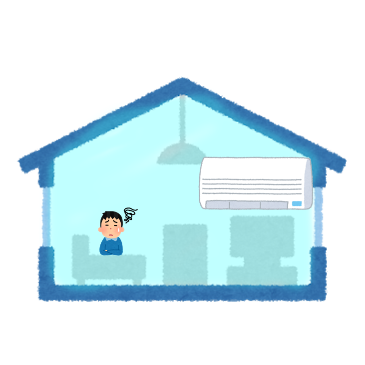 エアコンでは全く当てはまらない「大は小を兼ねる」
