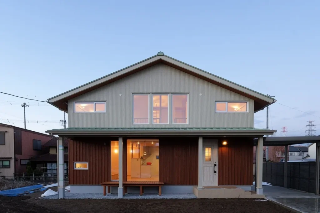 ベランダのない家